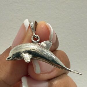 Sterling Silver Dolphin Pendant